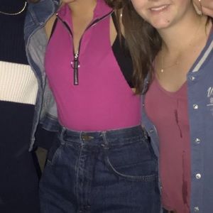 Urban outfitters pink bodysuit